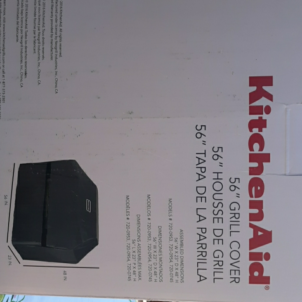Kitchenaid barbecue grill cover